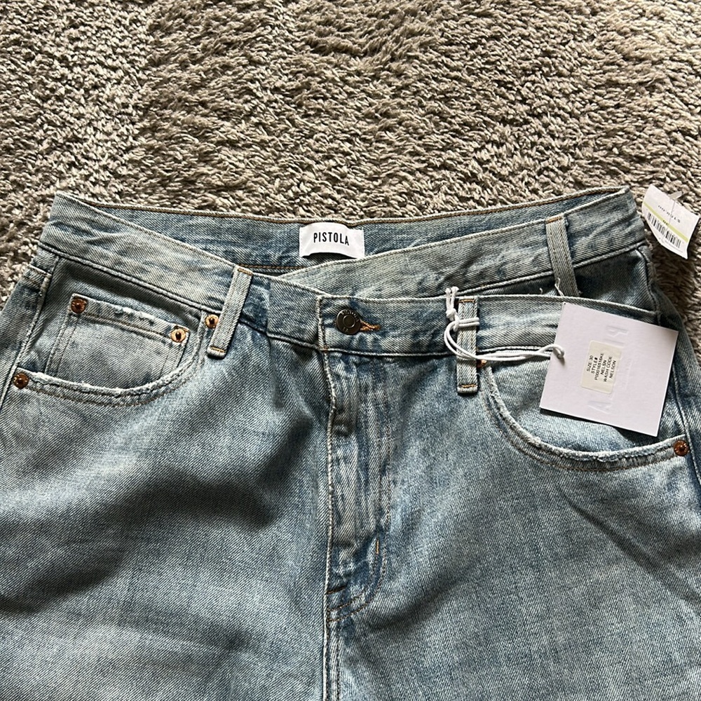 NWT Pistola Bobbie Jean IN Nelson Wash with Crossover Waist, Size 30 - Picture 3 of 14